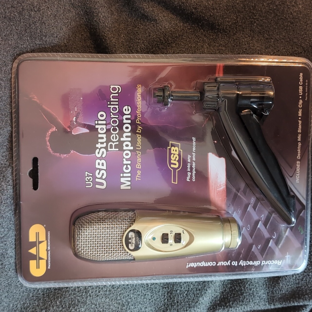 CAD U37 USB Studio Recording Microphone